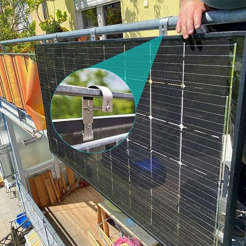 Zestaw solarny na balkon o mocy 600W