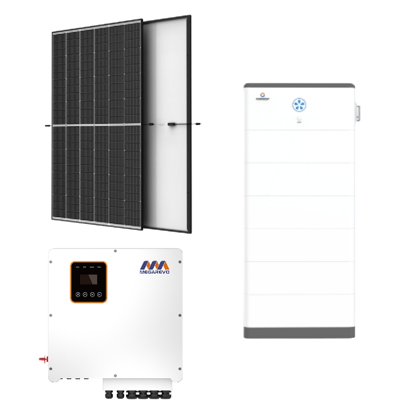 Zestaw fotowoltaiczny o mocy 10 kW z akumulatorem o pojemności 10 kWh